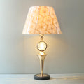 Metal 6001+Cone FG Crystal Table Lamp (Pair) for bedrooms
