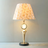 Metal 6001+Cone FG Crystal Table Lamp (Pair) for bedrooms