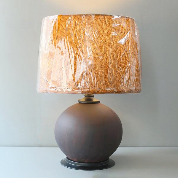 Rustic Brown Texture Table Lamps (Pair) for bedrooms