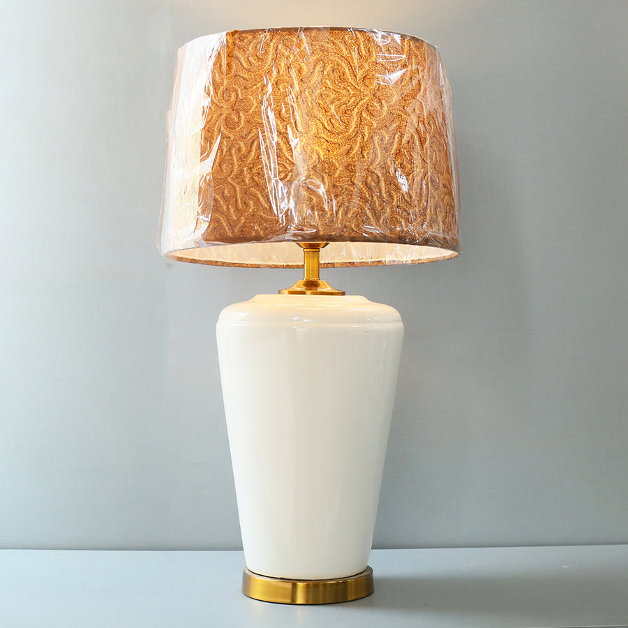 Ceramic 18504 Off White Table Lamp (Pair) for bedrooms
