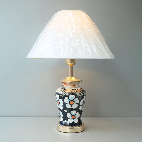 Ceramic Handmade Blue Pottery 04 Table Lamps (Pair) for bedrooms