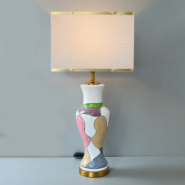 Ceramic Abstract B.L.J Lounge Lamps (Pair) for bedrooms
