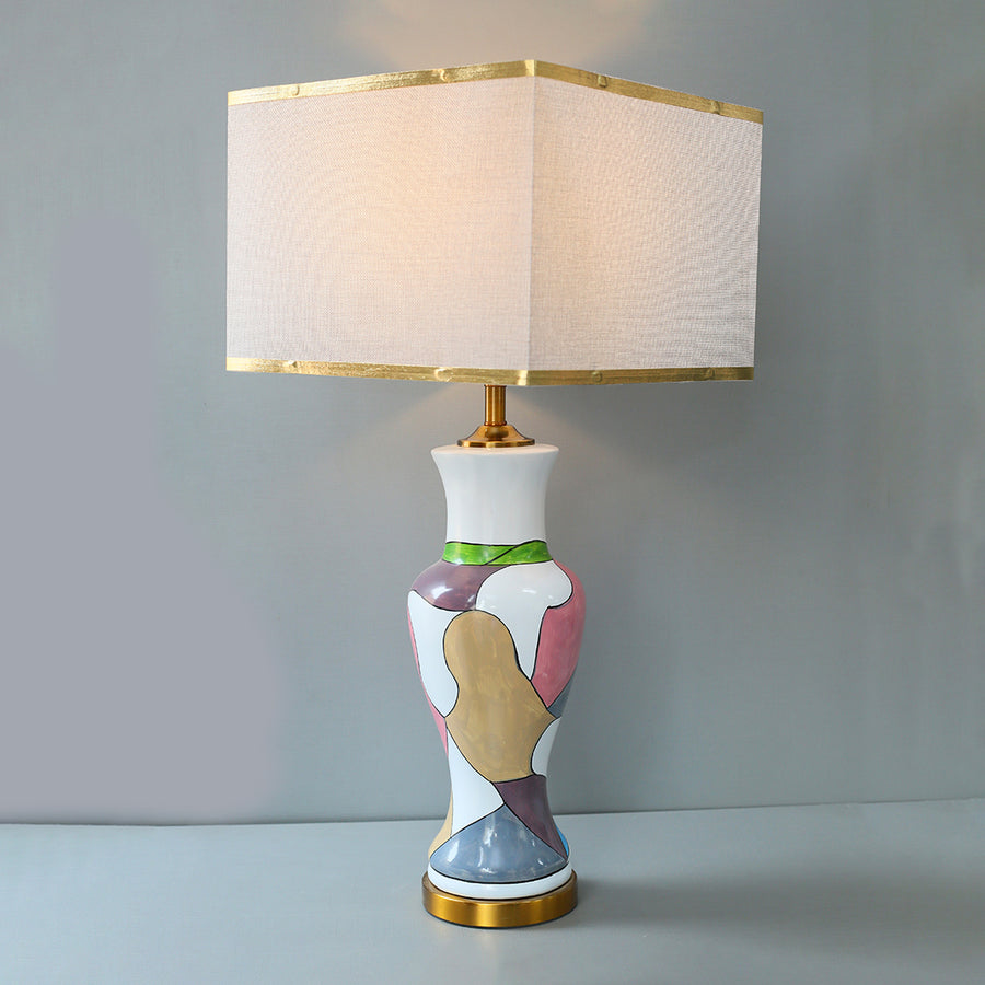 Ceramic Abstract B.L.J Lounge Lamps (Pair) for bedrooms