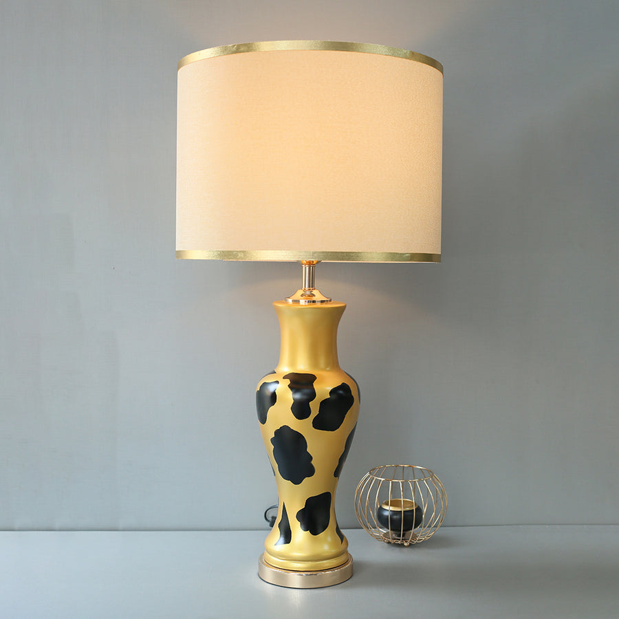Ceramic leopard B.L.J Lounge Lamps (Pair) for bedrooms