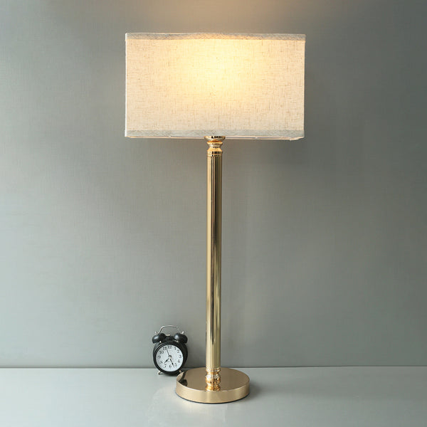 Metal Fancy Rod French Gold Color Lamp For Console Decoration (Pair) for bedrooms