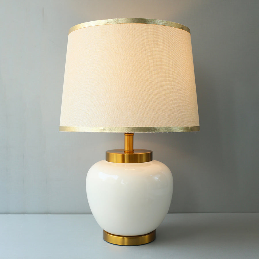 Ceramic 2425 Off White Table Lamps (Pair) for bedrooms