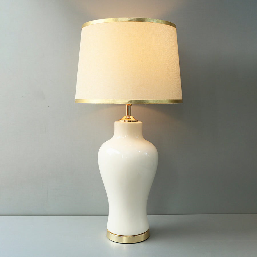 Ceramic Raim Plain Off-White 01 Lounge Lamps (pair) for bedrooms