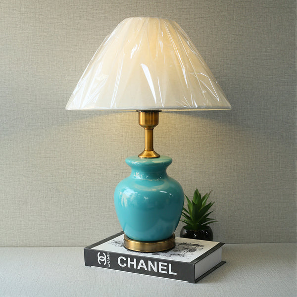 Ceramic G.R Small Turquish Table Lamps (Pair) for bedrooms