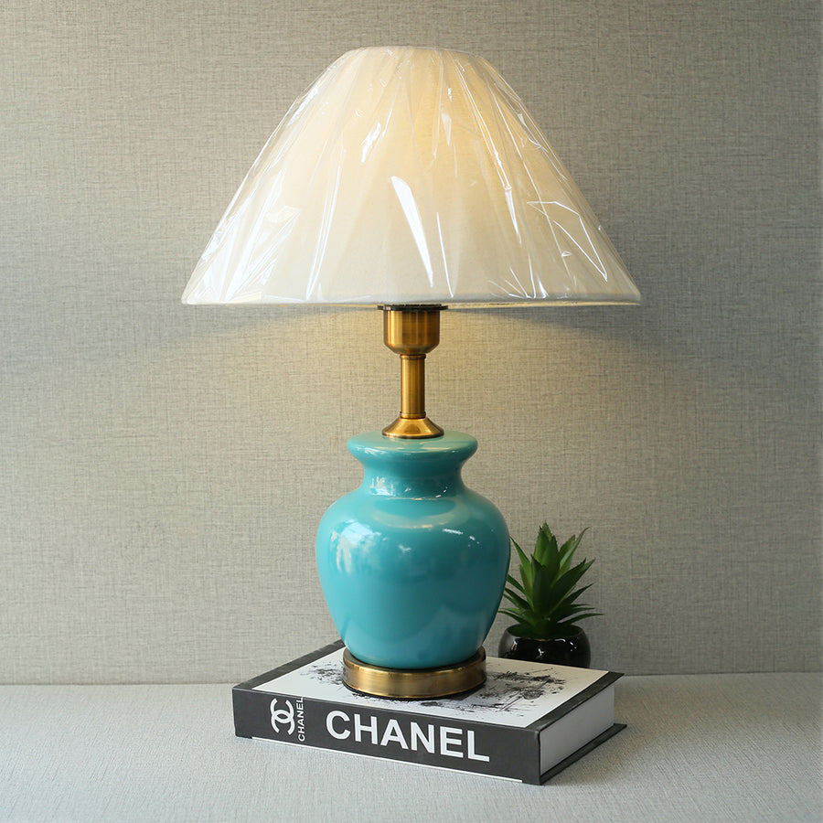 Ceramic G.R Small Turquish Table Lamps (Pair) for bedrooms