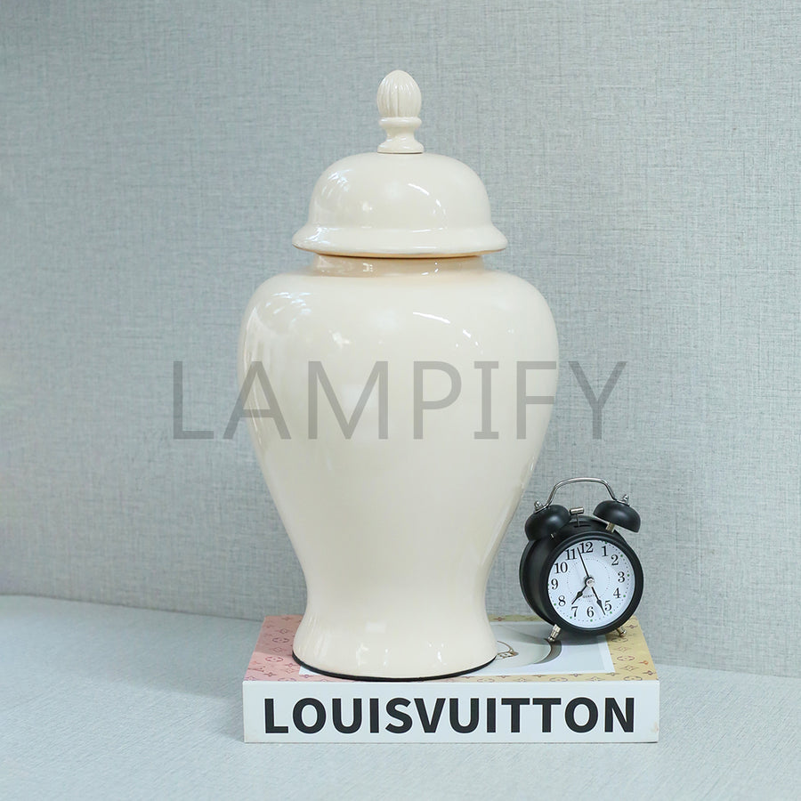 Urn Model 18503 Off White (Each) Table Lamp for living rooms