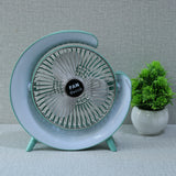 Colorful Desktop Fan with RGB. Table Lamp for bedrooms