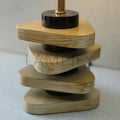 Wooden Plates Beach Color Table Lamps (Pair) for bedrooms