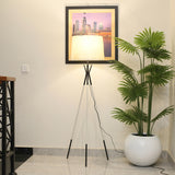 Metal Tripod Black & White Floor Lamp (Each) for living rooms