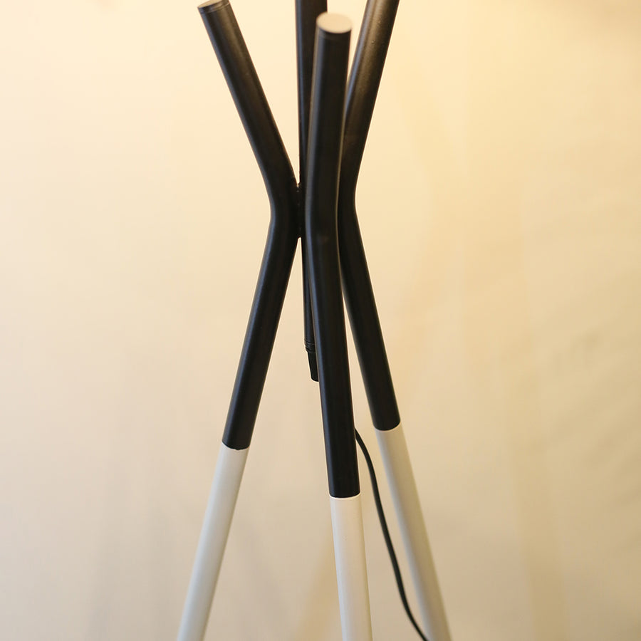 Metal Tripod Black & White Floor Lamp (Each) for living rooms