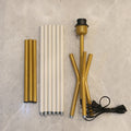 Metal Tripod Golden & White Floor Lamp (Each) for living rooms