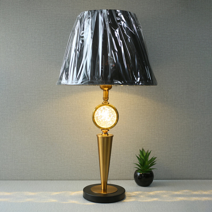 Metal Cone 6001 Crystal Table Lamp (Pair) for bedrooms