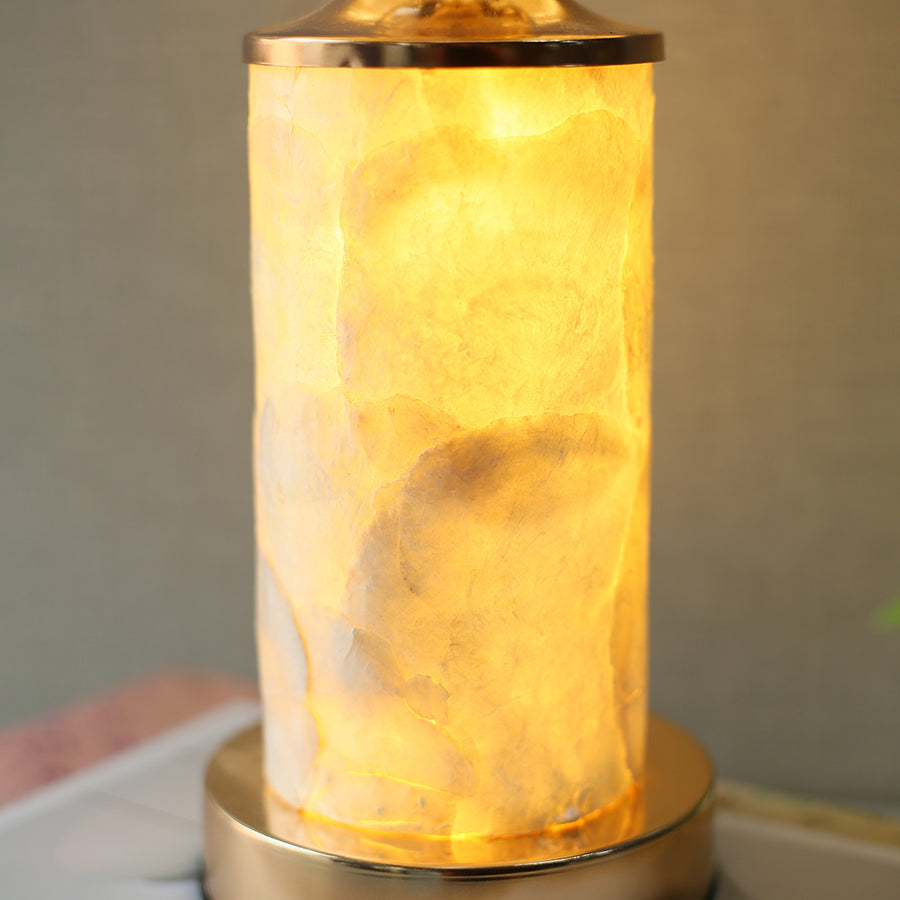Mother Of Pearls 80mm Double Light (Pair) Table Lamp for bedrooms