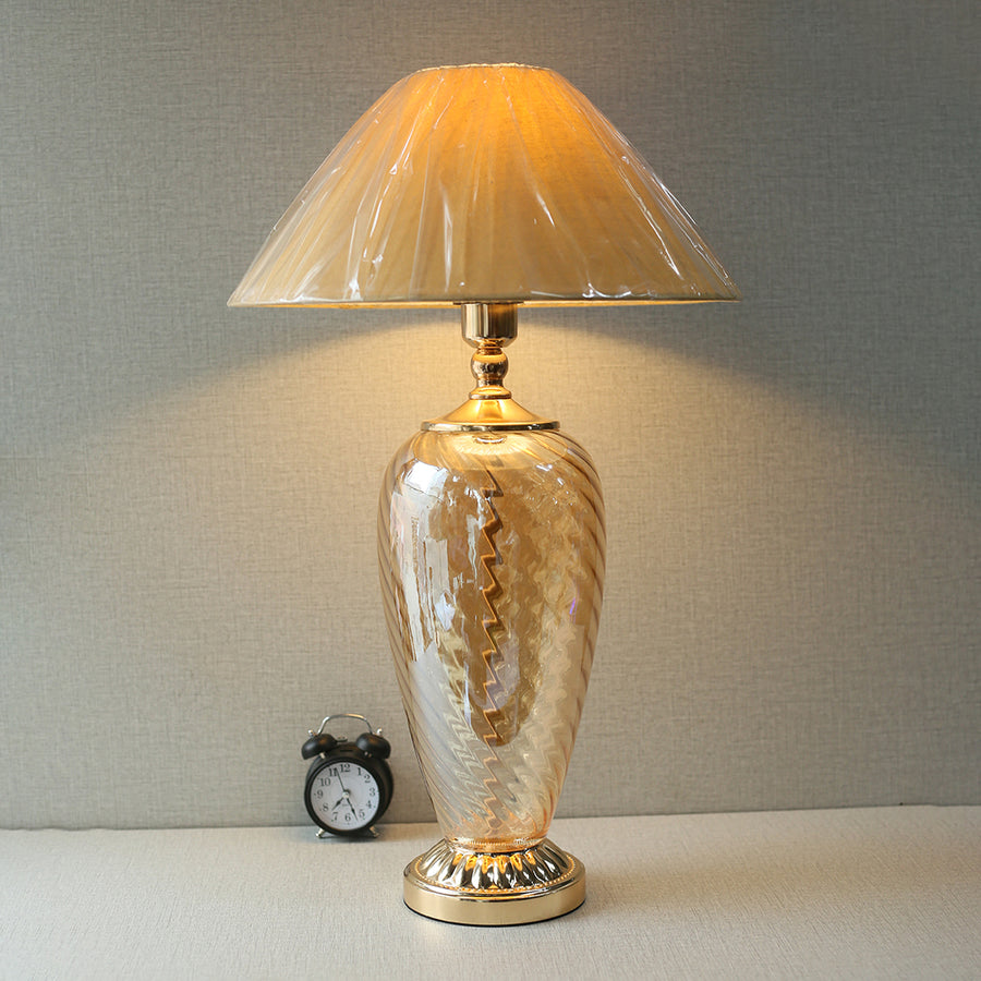 Glass 022 Champagne Lounge Lamps (Pair) for bedrooms