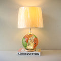 Turkish MD-200 Round Shape Glass Table Lamps (Pair) for bedrooms