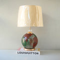 Turkish MD-200 Round Shape Glass Table Lamps (Pair) for bedrooms