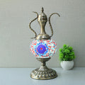 Turkish Teapot Moroccan (B) Glass Table Lamps (Pair) for bedrooms