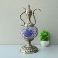 Turkish Teapot Moroccan (B) Glass Table Lamps (Pair) for bedrooms