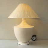 Ceramic 14501 XL Bonewhite Table Lamp (Pair) for bedrooms