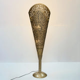 Metal Handicraft Cone Floor (Each) Table Lamp for living rooms