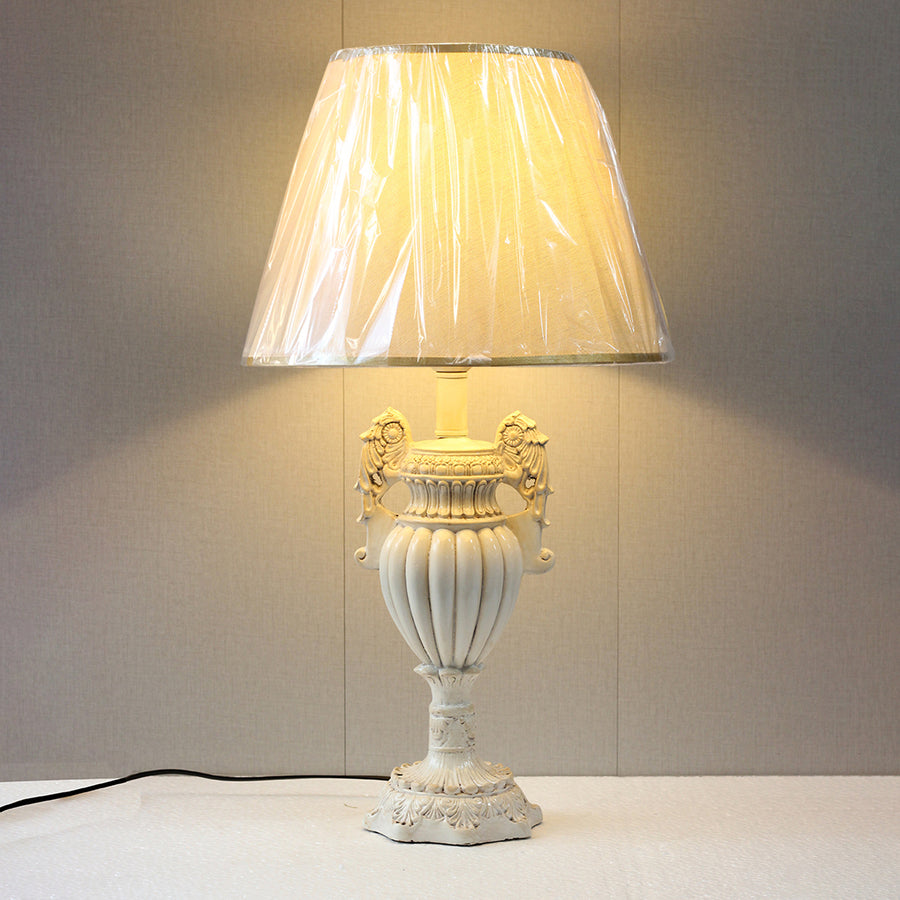 Royal 4006 Bone White Lamps (Pair) for bedrooms