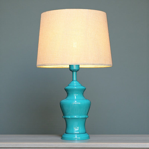 Ceramic Turquoise GN Table Lamps (Pair) for bedrooms