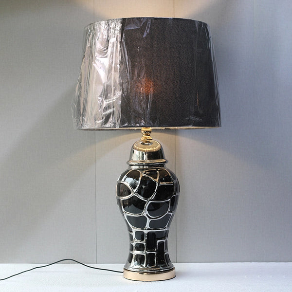 Ceramic Imported Model 972 Black Large Lounge Lamp (Pair) for bedrooms