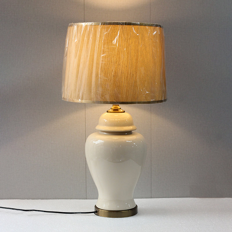 Ceramic 18503L Off White Table Lamps (Pair) for bedrooms