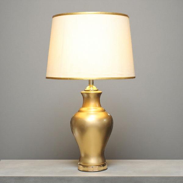 Ceramic Gn Raim Golden Medium Table Lamps (Pair) for bedrooms