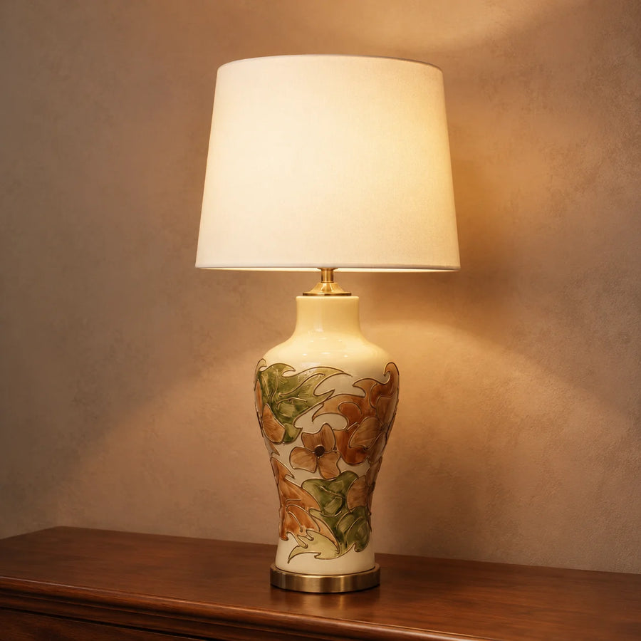 Ceramic Raim HP Floral Lounge Lamps(Pair)