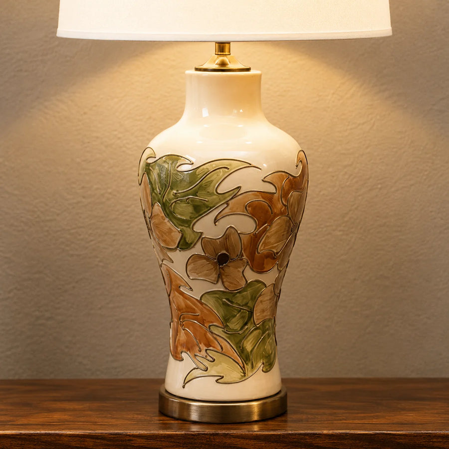 Ceramic Raim HP Floral Lounge Lamps(Pair)