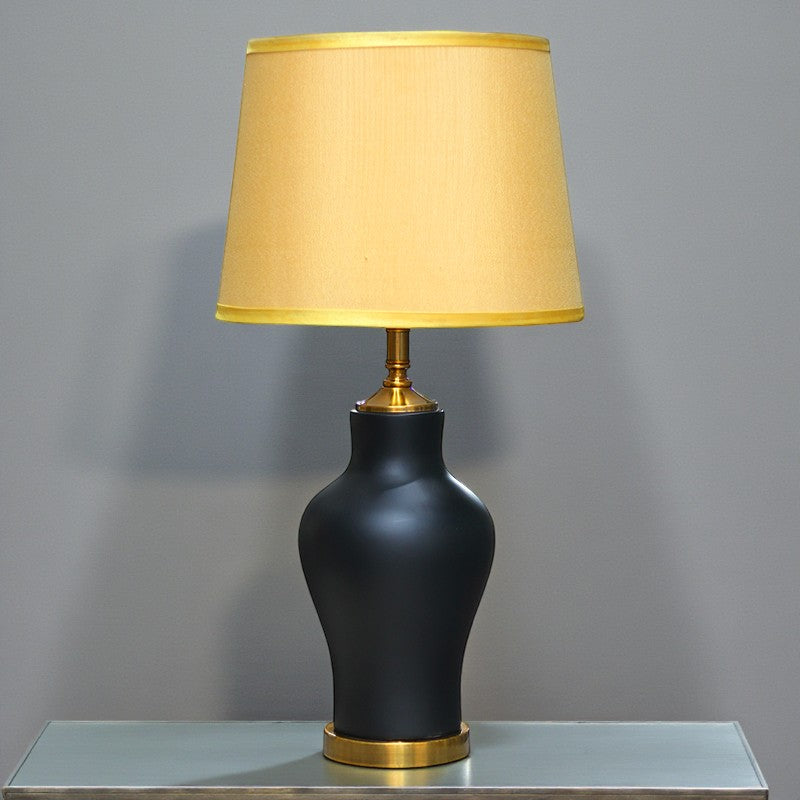 Ceramic Raim Medium M. Black Table Lamps(Pair) for bedrooms