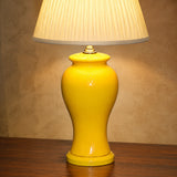 Ceramic Resaim Yellow Lounge Lamps(Pair)