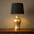 Ceramic Raim Golden Medium Table Lamps(Pair)