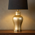 Ceramic Raim Golden Medium Table Lamps(Pair)