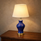 Ceramic GN Raim Blue Small Lamps(Pair)
