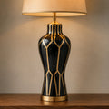 Ceramic Raim HP Black Lounge Lamps(Pair)