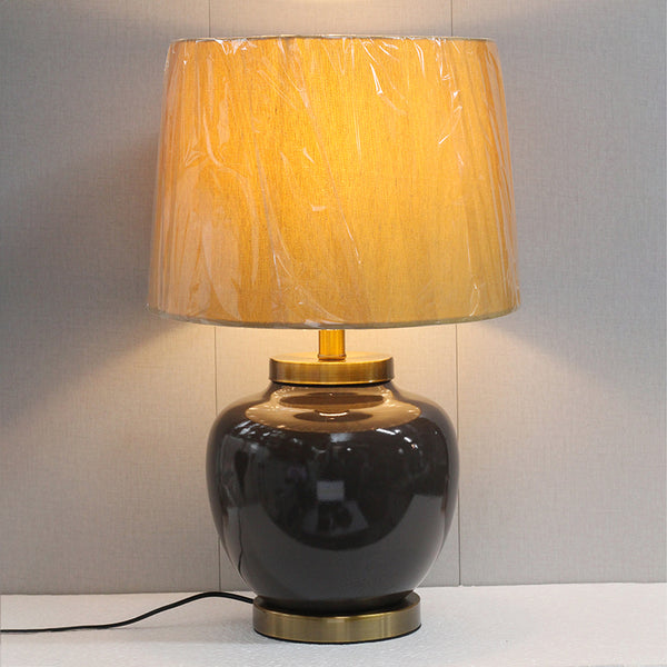 Ceramic 2425 Brown Table Lamps (Pair) for bedrooms