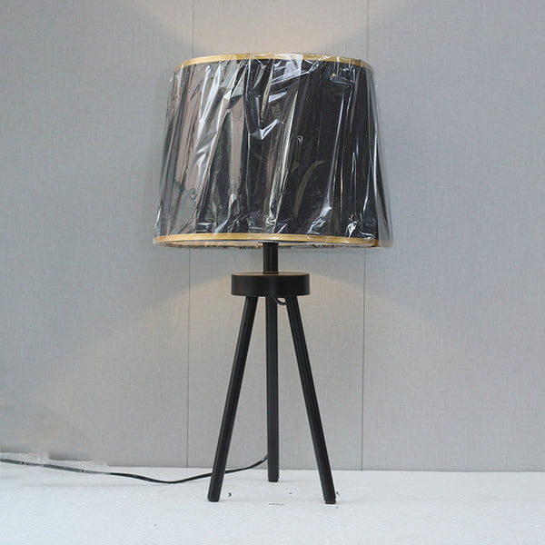 Metal Tripod Black Table Lamps (Pair) for bedrooms