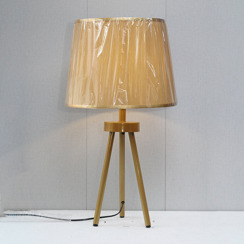 Metal Tripod Golden Table Lamps (Pair) for bedrooms