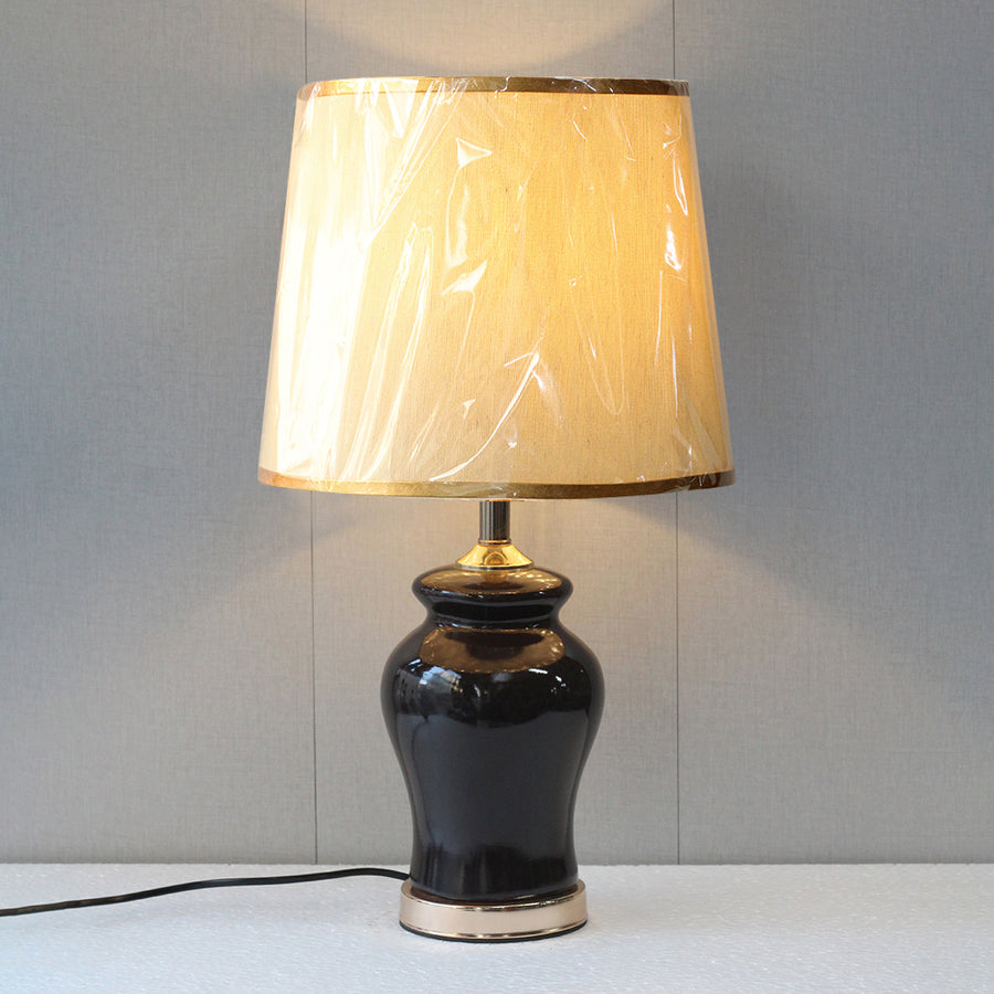 Ceramic Resaim Small Brown Table Lamps (Pair) for bedrooms