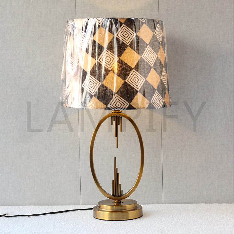 Metal MTL 1213 GB 200MM Table Lamp (Pair) for bedrooms
