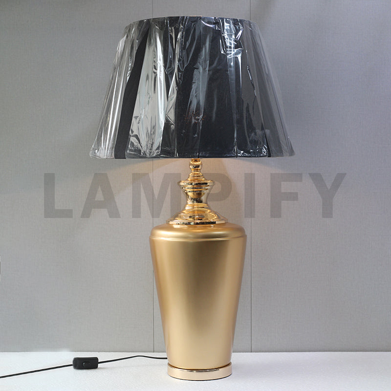 Ceramic Model 18504 Golden Large Table Lamp (Pair) for bedrooms