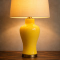 Ceramic Raim Yellow Lounge Lamp(Pair)