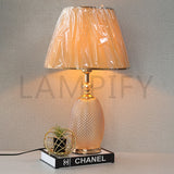 Glass Model Y104 Oval Table Lamp (Pair) for bedrooms