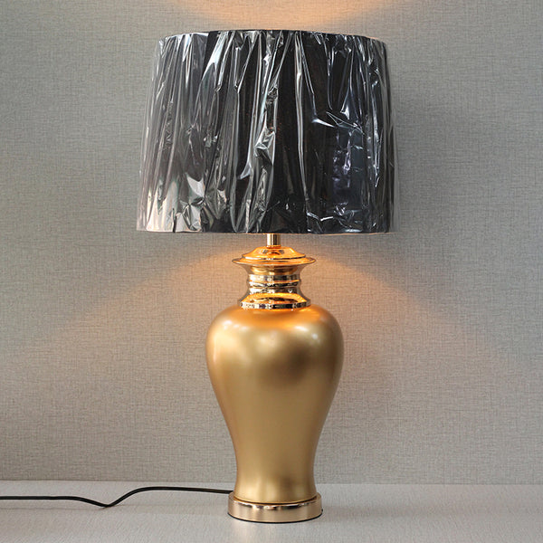 Ceramic Model 13301 Golden Table Lamp (Pair) for bedrooms